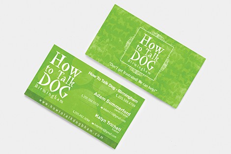 How to Talk Dog Business Cards